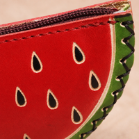 Watermelon Money Purse Cute Cartoon Style Fruit-Themed Change Purse Purse Travel Souvenir Small Wallet for Kids, Daily Use