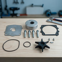 Outboard Water Pump Repair Kit 115/130HP 6N6-W0078-00 Compatible Water Pump Impeller Repair Kit Stainless Steel for Boat Owners