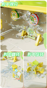 2025 New Marble Shooting Game Toy for Kids Water Splash Tabletop Game with Scoring