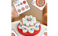 Flower Stacking Toy Early Learning Flower Stacking Block Brain Development Sorting Game for Preschool, Classroom