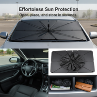 Car Windshield Sun Shade Umbrella, Foldable UV Protection Heat Blocker for Vehicle Front Window