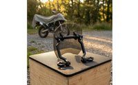 Curved Guard Motorcycle Windshield Phone Holder Retro Style 22 Mm Tube Clamp Phone Holder