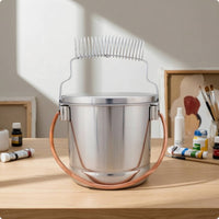 Paint Brush Washing Container Portable Container Heavy Duty for Classroom