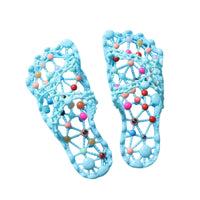 Drain Hole Slipper Breathable Hollow Slide Sandals Comfort Fit for Bathroom