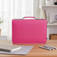 Double Zipper Closure Large Capacity Marker Case Long-Lasting PU Material Multi-Layer Marker Organizer Waterproof Multi-Slot Pen Carrying Case Sturdy for Artists, Designers, Travel, Outdoor Sketching