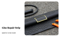 Self Patches Glueless Bike Tire Repair Sticker Kit Portable Tire Lever and Repair Sticker Kit Widely Compatible for Emergency