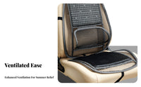 Vehicle Seat pad Breathable Ventilated Driver Seat Mat Heat Dissipation Automotive Accessory for automobiles Owners, Commuters, everyday Commute, pickup, Home