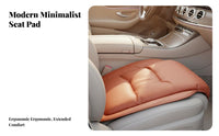 Nappa Leather Cushion Four Seasons Use Universal Pad Full Back Support Leather Driving Cushion for Commuters, Families, Long Drives