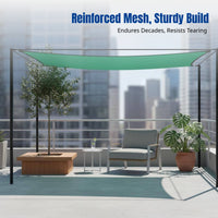 Green Shade Mesh, Thickened Sunshade, Dense Reinforced Border, Outdoor Patio, Balcony, Greenhouse, Heat Insulation