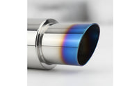 Exhaust Tip Bolt-on Muffler Tip Tail Throat Double-Wall for Car Enthusiasts, Custom Builds