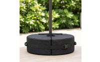 Round Umbrella Sandbag Sturdy Umbrella Base with Handles Heavy Duty Sand Bag Weights Tear-Resistant for Garden, Deck