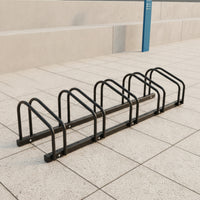 Bike Floor Parking Rack Carbon Steel Floor Bike Rack Bike Parking Stand Powder Coated Heavy Duty for Cyclists, Garage