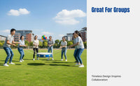 Team Building Drum, Ball Bouncing Game Equipment, Outdoor Activity, Classic Collaboration Drum, Multiple Colors, Group Play