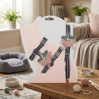 Cat Harness and Retractable Cat Leash Set, Adjustable Soft Buckle Cat Walking Harness with a Cat Walking Leash for Outdoor Walking