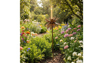 Garden Stake with Candle Cup Decorative Flower Garden Stake Easy to Use Yard Cup Holder for Patio