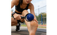 Pain Relief Spiky Ball Massager Improves Circulation Foot Massage Roller 360° Rotation Handheld Spiky Massage Roller Portable for Athletes, Home, Gym, Office