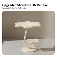 Movable Sofa Side Table Sturdy Frame Sofa Snack Table Modern Small Nightstand Rounded Edges Home Furniture for Bedroom