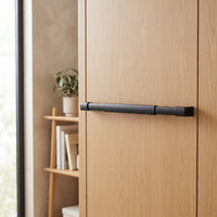 RV Door Handle Matte Black RV Grab Handle Entry Door Assist Bar Sturdy Recreational Vehicle Grab Bar Impact-Resistant