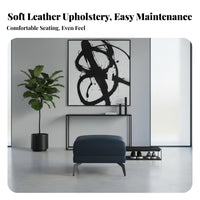 Soft Cushion Shoe Changing Stool Light Luxury Design Padded Shoe Bench Sturdy Legs Household Furniture Multifunctional for Small Apartment Dwellers, Families, Homeowners, Entryway, Living Room, Bedroom, Office