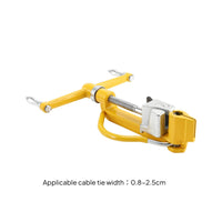 Secure Lock Stainless Steel Cable Tie Tool Heavy Duty Cable Tie Single-Handed Operation Stainless Steel Banding Tool Compact Areas for Warehouse, Workshop