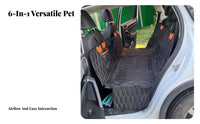 Detachable Design Dog Car Seat Cover Visible Mesh Window Waterproof Back Seat Cover Multifunctional