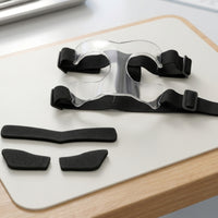 Sports Face Guard with Padding Transparent Defensive Mask with Cushioning Pads