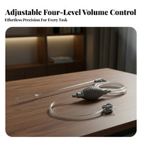 Manual Aquarium Water Changer Easy to Use Aquarium Siphon Vacuum Adjustable Current Fish Tank Gravel Cleaner