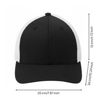 Breathable Mesh Trucker Cap Adjustable Fit Trucker Cap Cooling Headwear Lightweight