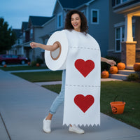 Toilet Paper Roll Costume Funny Toilet Paper Costume Funny Costume Top for Adults, Couples, Halloween, Theme Parties