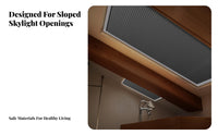 Cellular Roof Window Covering Heat Insulation Sloped Roof Window Shade Roof Window Cellular Shade Protection Inclined Window
