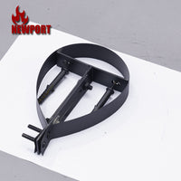 Chimney Bracket Stainless Steel Telescopic Pipe Clamp for Wall-Hung Boilers, Stoves, Water Heaters, Range Hoods