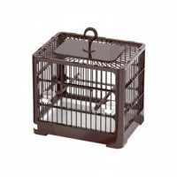 Ventilated Parrot Enclosure Easy to Clean Small Parakeet Enclosure Removable Tray for Home