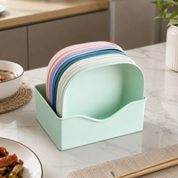 small plates with holder