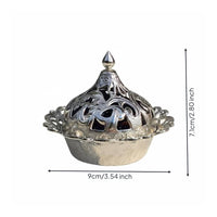 Sweetener Container with Lid Ornate Candy Container with Lid Embossed Dish for Hosts