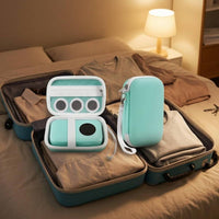Shockproof Mini Printer Carrying Case Mesh Pocket Label Creator Case for Travel