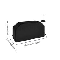 Grill Cover with Drawstring Weatherproof Barbecue Cover with Ties Weather-Resistant for Backyard, Patio