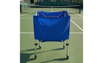 Tennis Ball Cart Heavy-Duty Tennis Training Sphere Carrier with Wheels Reinforced Athletic Gear for Coaches