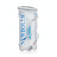 Foldable Water Reservoir Screw-Top Opening TPU Water Bag Easily-Release Drink Spout Outdoor Athletic Accessories