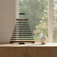 Wind Chime with Mallet 10-Tone Bar Chime with Bag Percussion Instrument Suspended Black for Meditators, Meditation