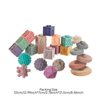 Press Building Blocks Soft Stacking Blocks   Bath Stacking Toy for Infants, Young Children, Bath Time