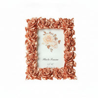 Home Decor Tabletop Display Leaf Relief 3D Floral Frame for Shelf