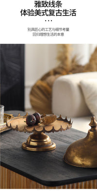 Bohemian Iron Fruit Tray with Lid