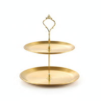 Stainless Steel Cake Stand Detachable Metal Cake Stand Smooth Finish Serveware Easy to Clean