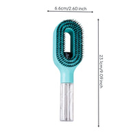 Dense Bristles Spray Hair Comb Transparent Handle Detachable Bottle Comb Handheld Misting Hair Brush Retail Box Packaging