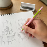 Professional Metal Mechanical Pencil for Drawing and Sketching, 0.3/0.5/0.7mm Lead, High-Value Design