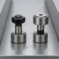 Needle Roller Cam Follower Silver and Black Cam Follower Bearing Stud Mounted Roller Bearing Corrosion Resistant