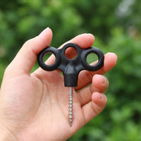 hand-crank anchor screw