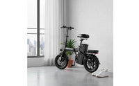 High-Speed Brushless Engine Folding Electric Bike Shock Absorption System Lightweight Portable Electric Bicycle Disc Brakes Personal Transport Aviation-Grade Aluminum Frame for Designated Drivers, Commuters, Students, Last Mile Commuting, University