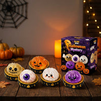 5 Pieces Stretchy Ghost Dumpling Squishy Glossy Press Toy with Tray Fidget Ghost Squishy Sensory for Party Favors