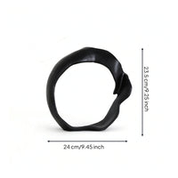 Decorative Loop decor Metal Hollow Sculpture for Bookshelf